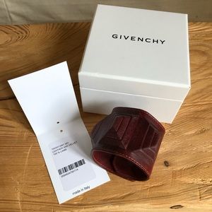 Givenchy Leather Cuff Bracelet